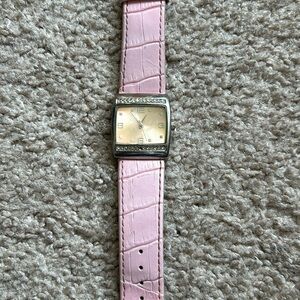 Mary Kay women’s vintage pink/silver‎ adjustable watch